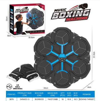 smart boxing target machine for home, wall mounted boxing target machine, electronic boxing trainer with LED lights, interactive boxing target for speed training, boxing reflex training machine for adults, home boxing workout equipment, music boxing target machine for fitness, boxing punch trainer for reaction training, LED boxing target machine for home gym, boxing training machine for men and women