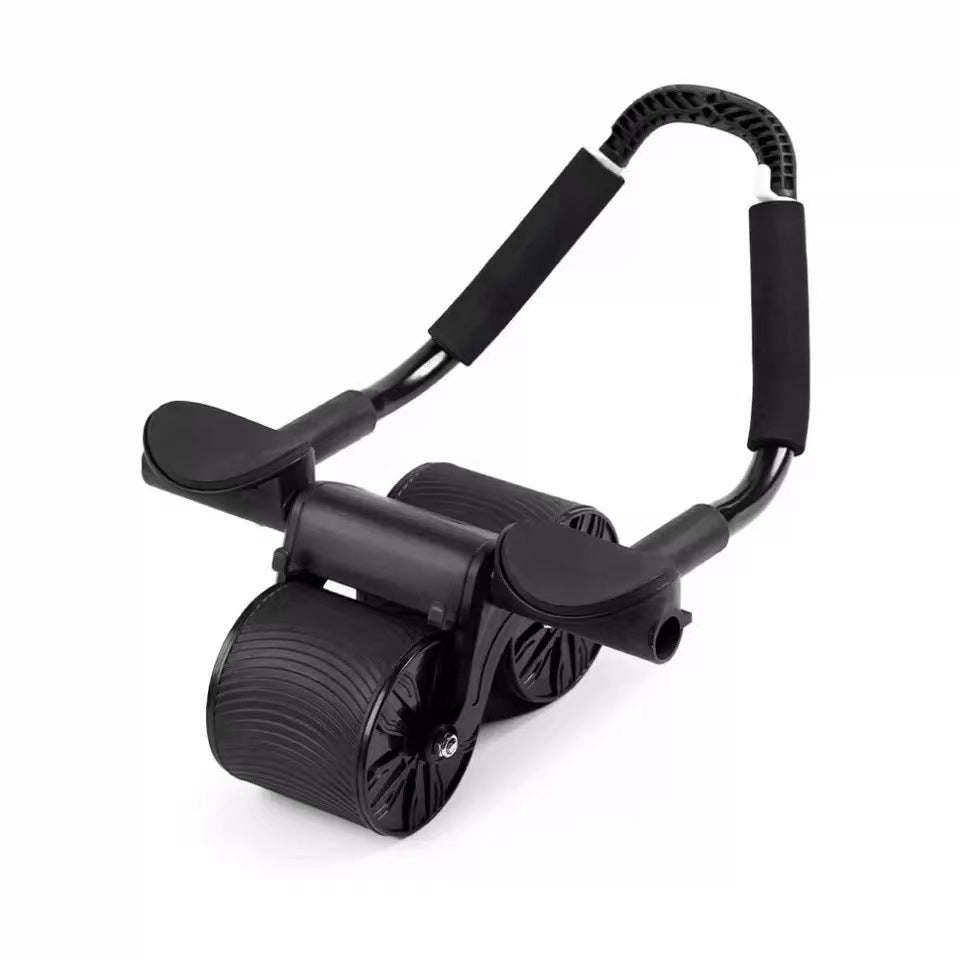 automatic rebound abdominal wheel for home workouts, self-rebounding ab roller for core training, automatic rebound ab wheel for beginners, dual wheel abdominal roller for stability, home gym abdominal wheel for full body workouts, automatic rebound ab roller with elbow support, non-slip abdominal wheel for core strength training, portable rebound ab wheel for home fitness, abdominal roller for abs and upper body workouts, automatic rebound fitness wheel for men and women
