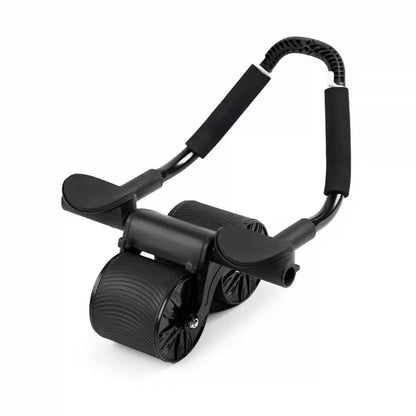 automatic rebound abdominal wheel for home workouts, self-rebounding ab roller for core training, automatic rebound ab wheel for beginners, dual wheel abdominal roller for stability, home gym abdominal wheel for full body workouts, automatic rebound ab roller with elbow support, non-slip abdominal wheel for core strength training, portable rebound ab wheel for home fitness, abdominal roller for abs and upper body workouts, automatic rebound fitness wheel for men and women