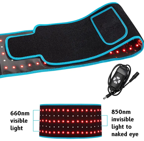 LED infrared belt therapy device, red light therapy belt for pain relief, infrared therapy belt for back pain, LED light therapy belt for muscle recovery, wearable infrared therapy belt for home use, portable LED therapy belt for body pain, red light therapy device for waist and back, infrared heating therapy belt for muscle relaxation, adjustable LED infrared belt for daily therapy, non-invasive infrared therapy belt for pain management
