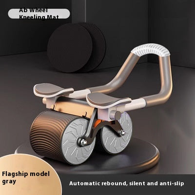 automatic rebound abdominal wheel for home workouts, self-rebounding ab roller for core training, automatic rebound ab wheel for beginners, dual wheel abdominal roller for stability, home gym abdominal wheel for full body workouts, automatic rebound ab roller with elbow support, non-slip abdominal wheel for core strength training, portable rebound ab wheel for home fitness, abdominal roller for abs and upper body workouts, automatic rebound fitness wheel for men and women