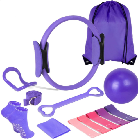 13-piece yoga and Pilates set for home workouts, complete yoga and Pilates equipment set, all-in-one yoga fitness kit for beginners, Pilates workout set for full body training, home yoga and Pilates exercise accessories, portable yoga and Pilates kit for daily workouts, premium yoga and Pilates set for men and women, fitness accessories for yoga and Pilates training, complete home workout yoga equipment bundle. 13-piece yoga and Pilates fitness set for flexibility and strength