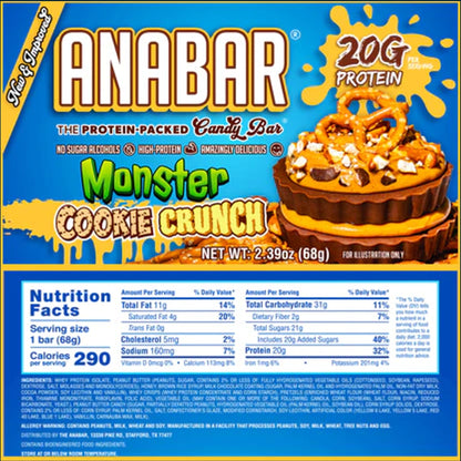Anabar Monster Cookie Crunch - 3 Boxes of 12