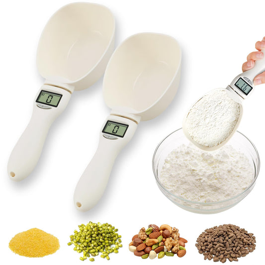 digital measuring spoon scale 800g 0.1g with LCD display, 2 pack digital measuring spoon scale for kitchen use, electronic measuring spoon with LCD display for cooking, high precision digital spoon scale for baking ingredients, portable digital measuring spoon for food and spices, gram measuring spoon scale for coffee and protein powder, accurate kitchen spoon scale with 0.1g precision, digital food measuring spoon for meal preparation, LCD digital spoon scale for precise ingredient measuring, rechargeable 