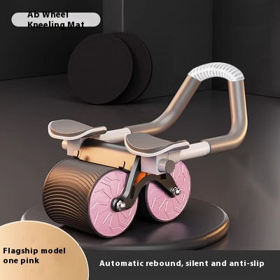 automatic rebound abdominal wheel for home workouts, self-rebounding ab roller for core training, automatic rebound ab wheel for beginners, dual wheel abdominal roller for stability, home gym abdominal wheel for full body workouts, automatic rebound ab roller with elbow support, non-slip abdominal wheel for core strength training, portable rebound ab wheel for home fitness, abdominal roller for abs and upper body workouts, automatic rebound fitness wheel for men and women